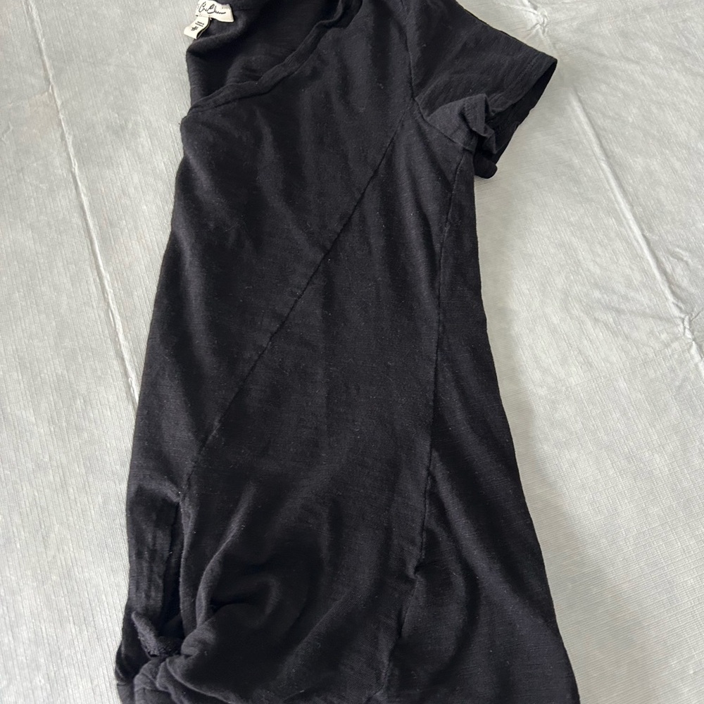 Express Modern Black Short Sleeve Tee
